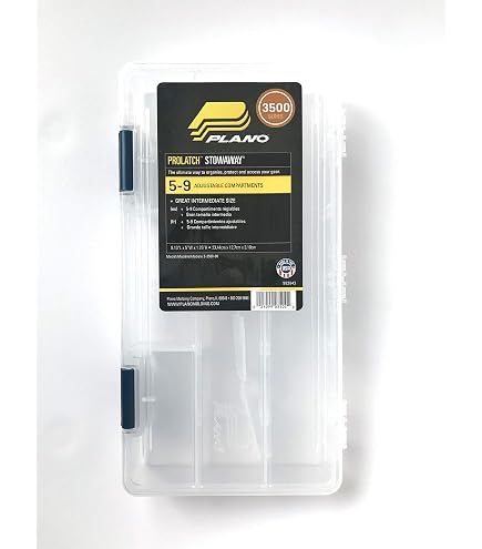 Amazon.com : Plano Rustrictor StowAway Utility Box, Premium Tackle Storage  with Rust Prevention, 3500, Clear (PLASV350) : Sports & Outdoors