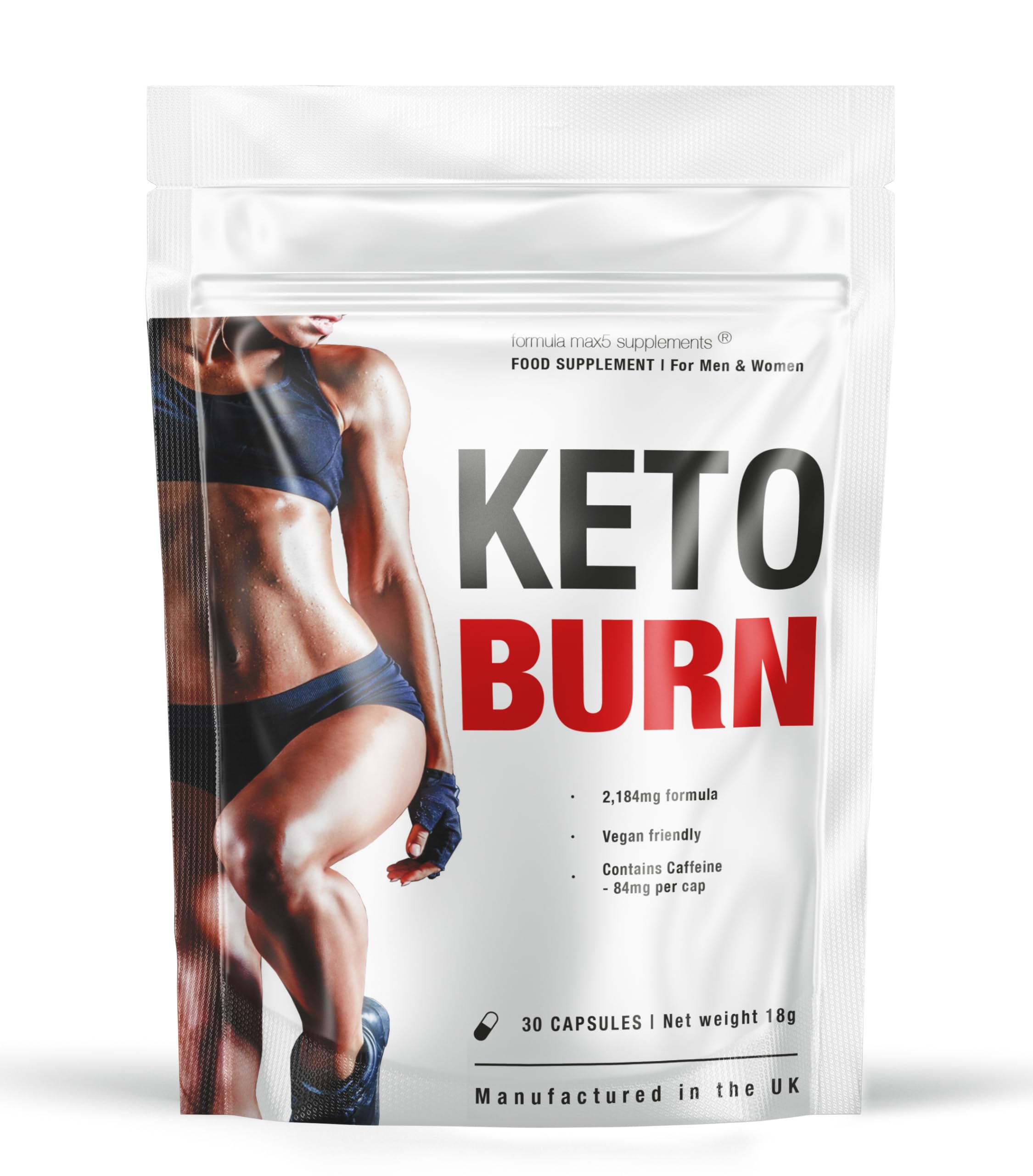 Keto Burn Strong Slimming Pills | 30 Extreme Burn Vegan Weight Loss Capsules | Diet Pills | Genuine Strongest T5 Alternative