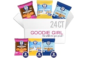 GOODIE GIRL COOKIES Goodie Girl Snack Pack Variety – Magical Animal Crackers, Mini Chocolate Chip & Brown Sugar Cookies – Gluten Free, Peanut Free – 24 Bags