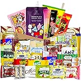 Journey of Korea KOREAN Snack Box 48 Count Individual Wrapped Packs of Coffee, Snacks, Chips, Cookies, Noodle and Drink, Trea