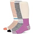 Comrad CloudCotton Knee High Socks - 15-20mmHg Graduated Compression Socks - Combed Cotton Support Socks