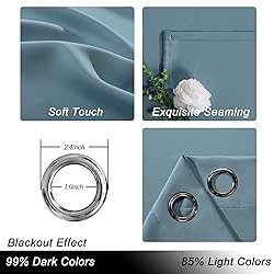 Hiasan Sliding Patio Door Blackout Curtains,1 Panel