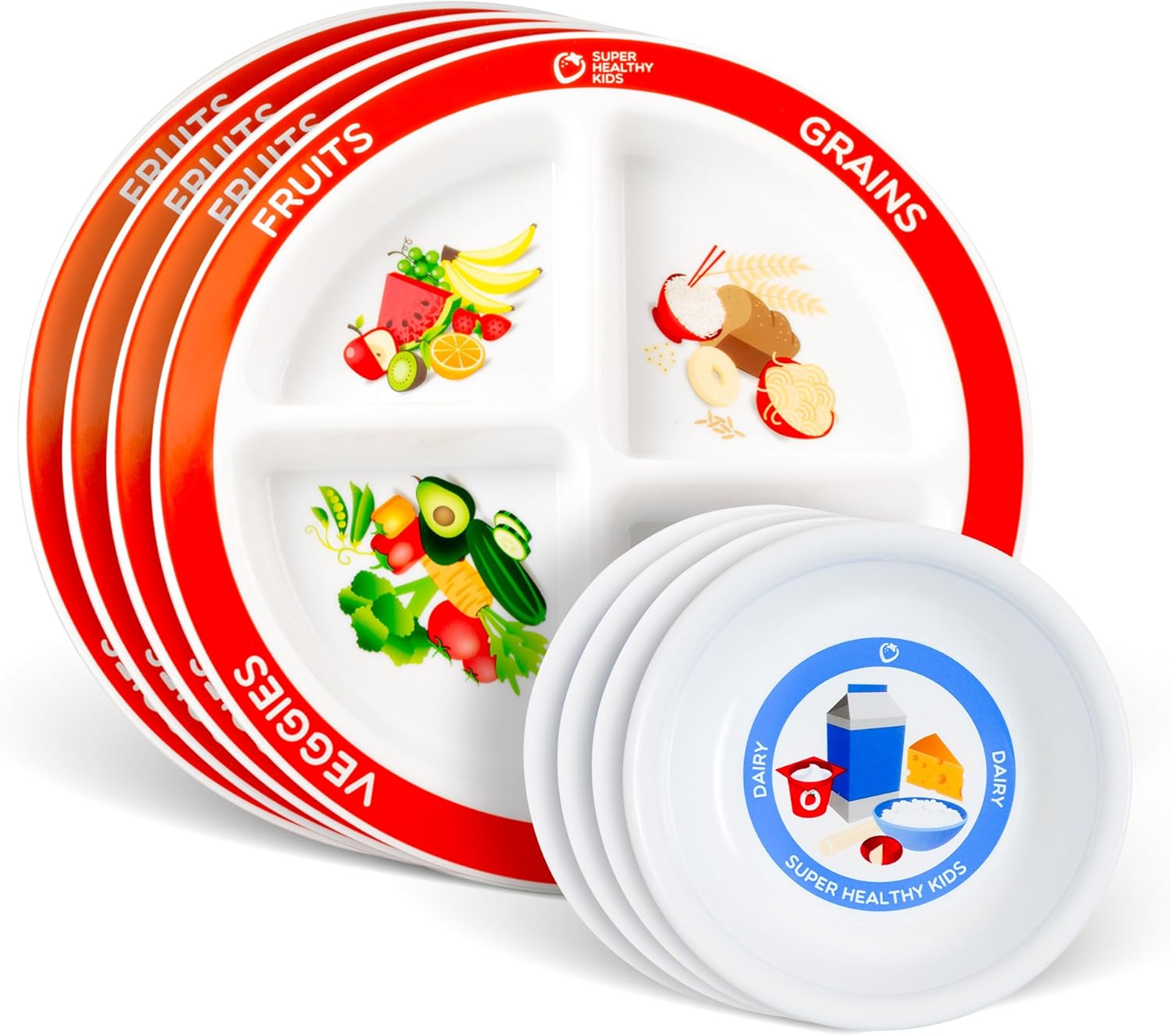 Health Beet Portion Plate Choose MyPlate for Kids