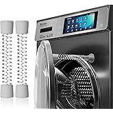 2 Pack Front Load Washer Door Prop – Magnetic Door Holder with Flexible Spring & Adhesive Metal Discs, Keeps Washing Machine 