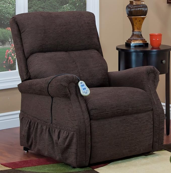 MedLift 11 Series 2 Way Reclining Lift Chair, Chocolate