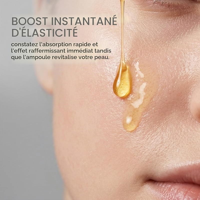 1 kit d'ampoules de sérum pour l'élasticité du visage (accessoires compris), 50 ml d'ampoule Silk Peptide Deep X Collagen, hydratante, anti-âge et remodelante. — photo 5 sur 6