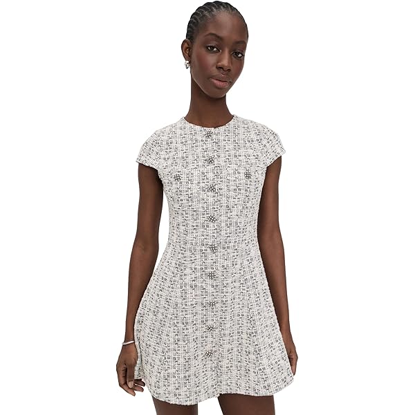 STAUD Women's Ilana Mini Dress, Black, XL at Amazon Women's Clothing store