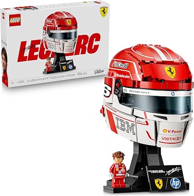LEGO Editions Scuderia Ferrari HP Charles Leclerc Helmet 43014 F1 Kit