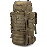 Mardingtop 70L Internal Frame Backpack for Hunting,Camping,Hiking Backpacking Backpack with Rain Cover