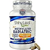 Bariatric Multivitamin Without Iron - Methylated B12 & Folate for Gastric Bypass & Sleeve Surgery | ASMBS Compliant | 1 Daily Capsule, 21 Nutrients | Made in USA, 30 Count