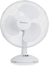 Signature 16” Desk Fan 3 Speed Oscillating White S40010