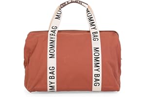 Childhome Signature Mommy Bag, Sporty Diaper Bag, Water Repellant Tote Bag, Large Diaper Bag, Baby Essentials Travel Bag