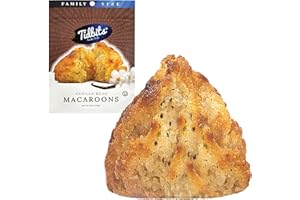 Tidbits Snacks To Go Vanilla Bean Macaroons – 5.25 oz. Family Size, Gourmet Gluten-Free Snack Treats, Delicious Vegan Dairy-Free Cookies
