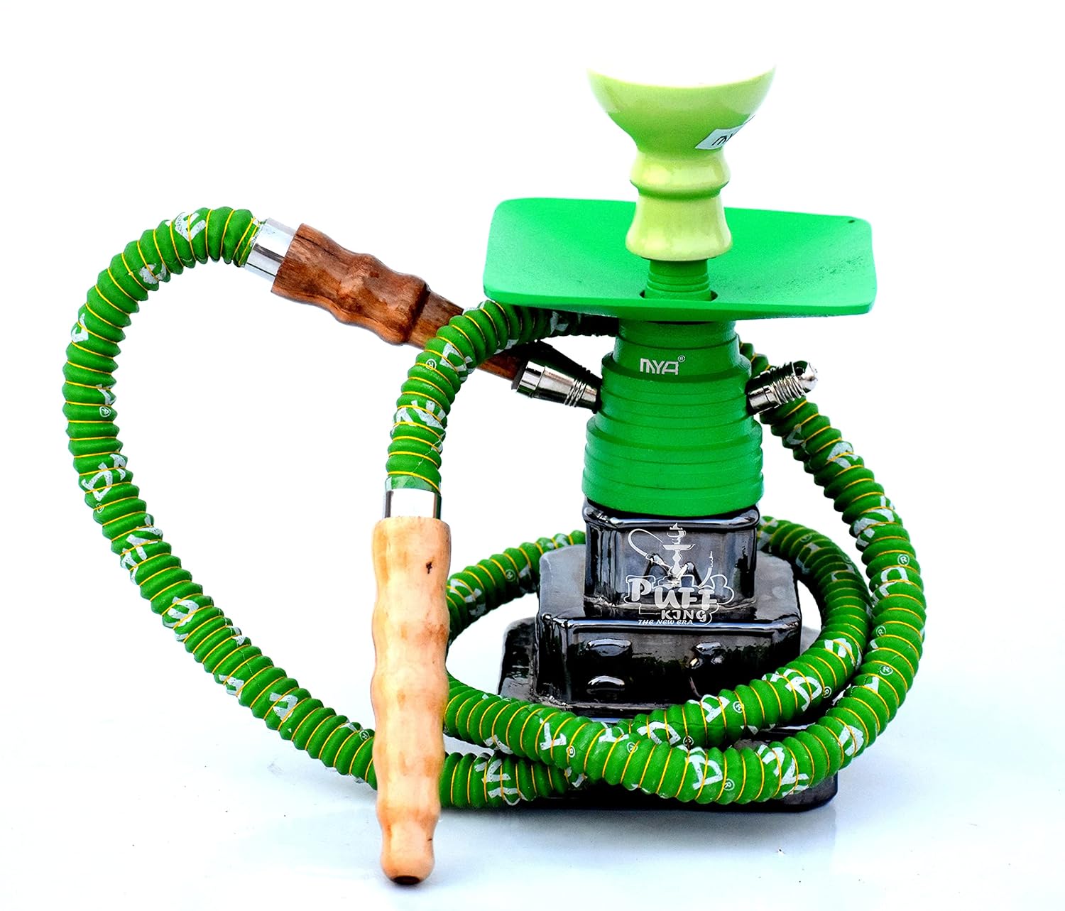 Buy Puff King MYA TUT Hookah Pot Set for Flavour Hukka (Green 10 Inches) Online at Low Prices in