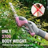 WORKPRO 2 in 1 Cordless Hedge Trimmer Grass Shear 7.2V 2000mAh Pink view 4