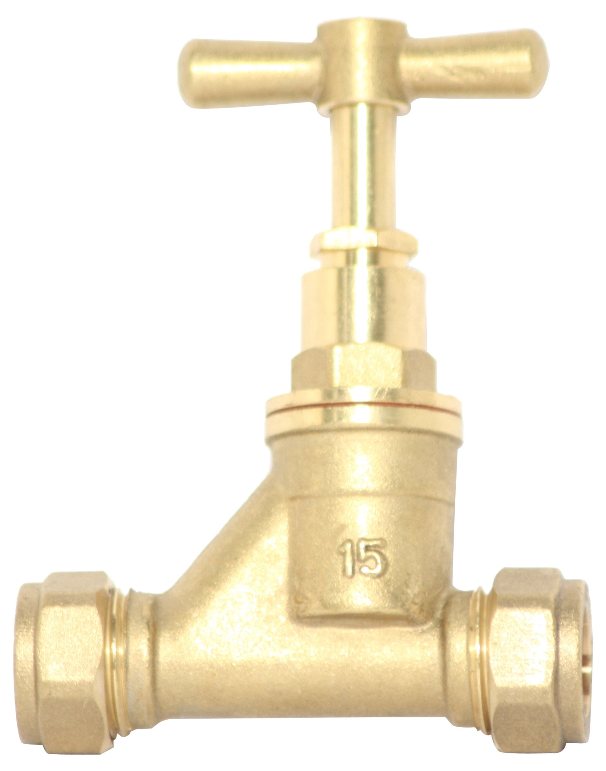 Plumb-Pak PF62AMZ Compression Stopcock 15mm