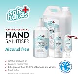 Safe Hands Hand Sanitiser Gel Alcohol Free 5 Litre Pack with 2 Pumps Star Brite view 8