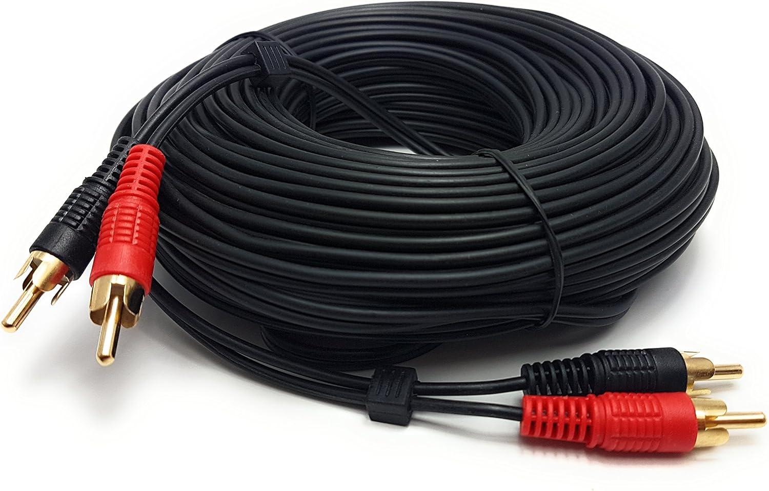 MainCore 20m long 2x RCA Male to 2x RCA Male Stereo Audio Cable for Turntables Mixers, Home Audio, Surround Sound - Image 4