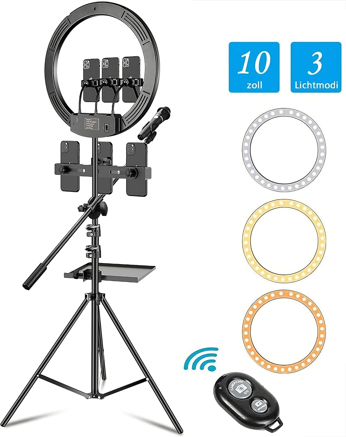 Anillo Aro De Luz Con Tripode Amazon Selfie Aro Luz 12 Pulgadas