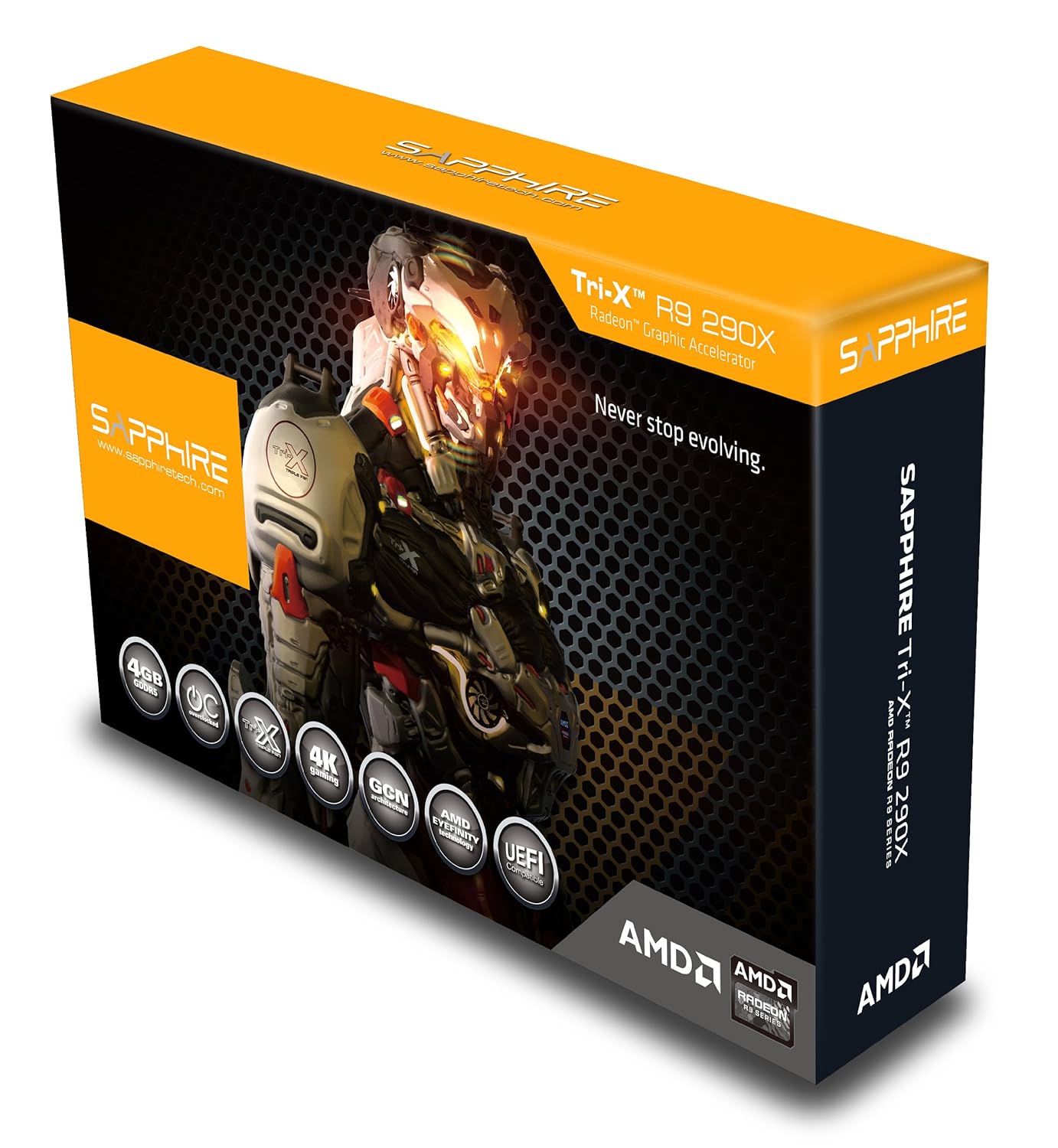 Amazon In Buy Sapphire Tri X R9 290 4gb Gddr5 Oc Uefi Online At Low Prices In India Sapphire Reviews Ratings