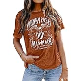 Country Music Tshirt for Women Vintage Nashville Tennessee Graphic Shirts Music Lovers Summer Vacation Top Shirt Tee