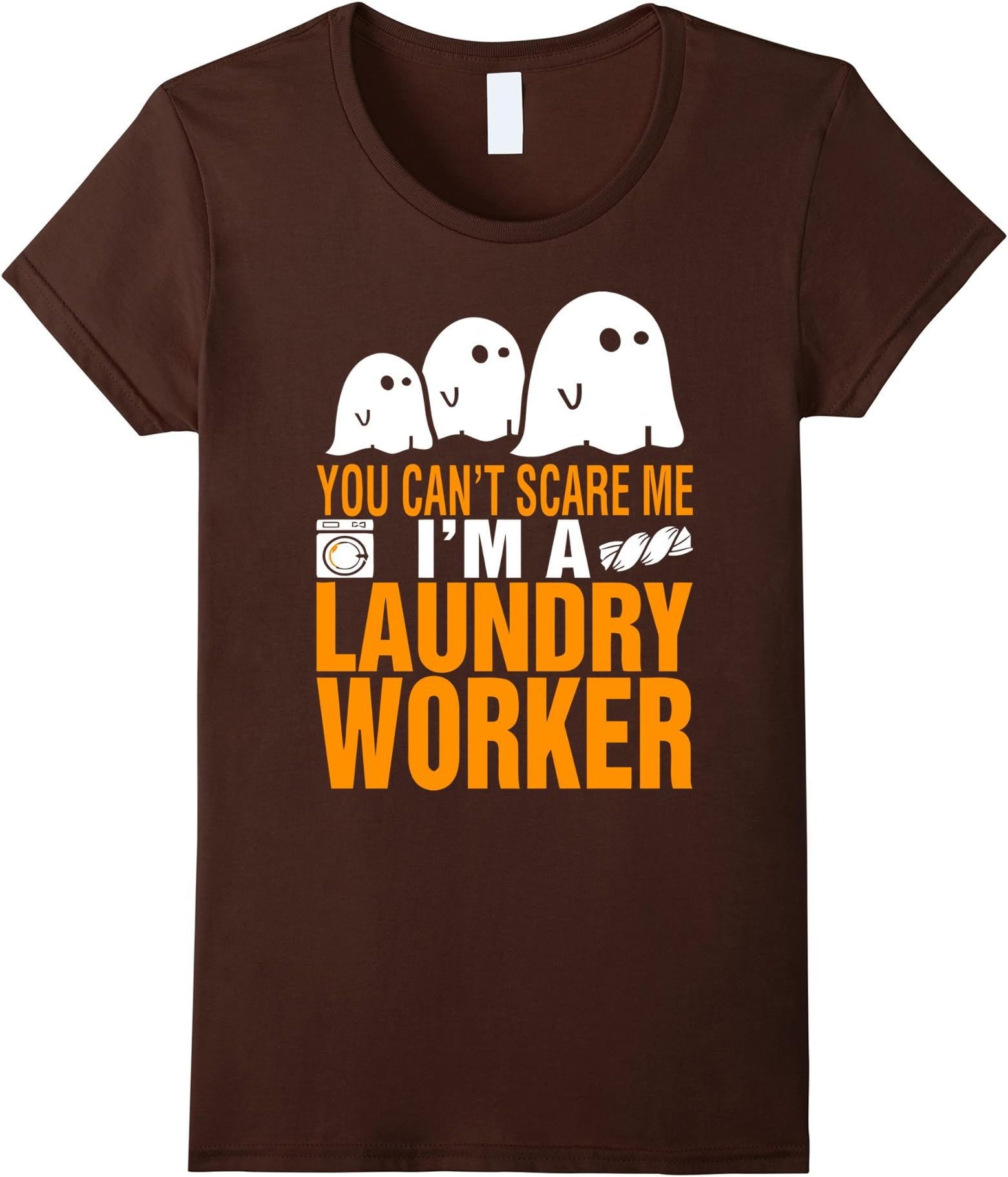 Women's Laundry Worker Costume Women T-Shirt XL Brown