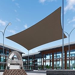 SunnyRoyal 18'x20' Sun Shade Sail Super A Ring Wire