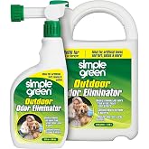 Simple Green Outdoor Odor Eliminator for Pets, Dogs, Ideal for Artificial Grass &amp; Patio (32 oz Hose End Sprayer &amp; 1 Gallon Refill)