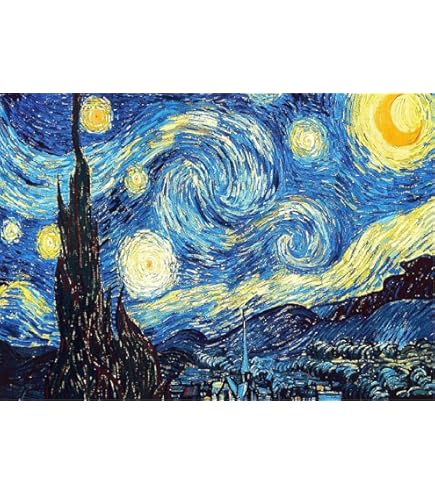 Kit De Pintura De Diamantes 5D Para Adultos, Famoso Pintor Vincent Van Gogh, Noche Estrellada, Punto De Cruz Para Decoración De Pared Del Hogar