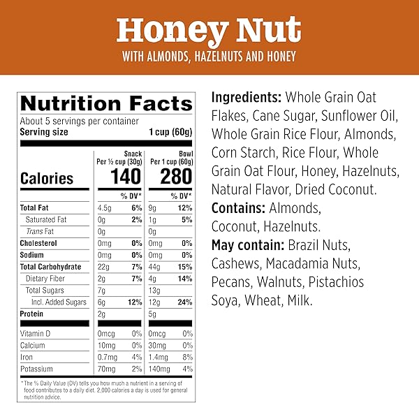 JORDANS CEREALS | HONEY NUT SLOW-BAKED GRANOLA WITH ALMONDS, HAZELNUTS AND HONEY | NO ARTIFICIAL FLAVORS, COLORS, OR PRESERVATIVES | HEALTHY SNACKS FOR ADULTS & KIDS | 11.4 OZ (PACK OF 3)