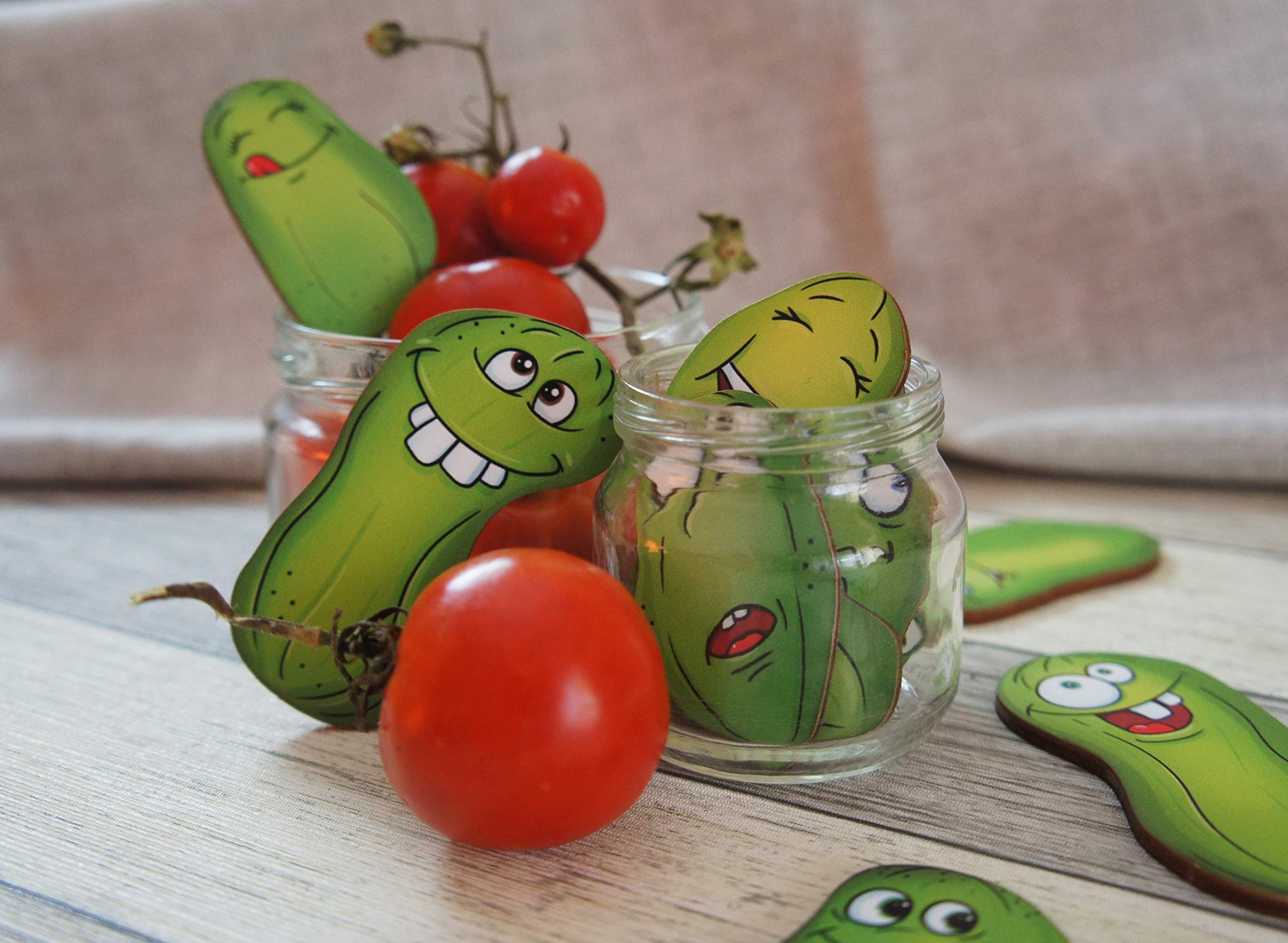 Leoboom Pickle Jar - Wooden Jigsaw Tetris Puzzle for Kids, Adults and Family - White Elephant Gift and Party Favor - Brain Teaser Develops Motor Skills, Focus and Concentration - Great for Travel