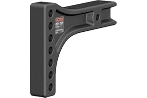 CURT 17131 Replacement Weight Distribution Hitch Shank, 2-1/2-Inch Receiver, 2-Inch Drop, 6-Inch Rise