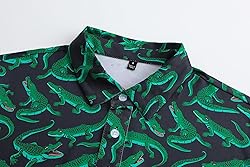Men's Funny Golf Polo Shirts Short Sleeve