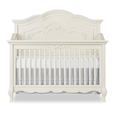evolur aurora crib frost white