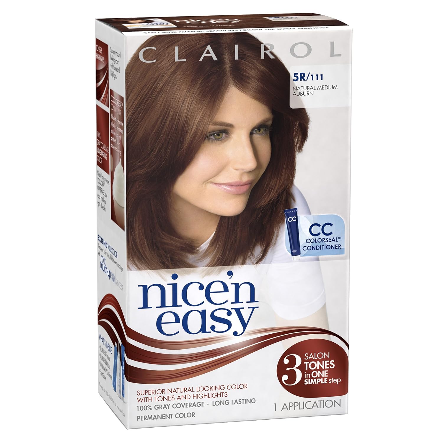 Amazon Com Clairol Nice N Easy Permanent Hair Color 5r Medium