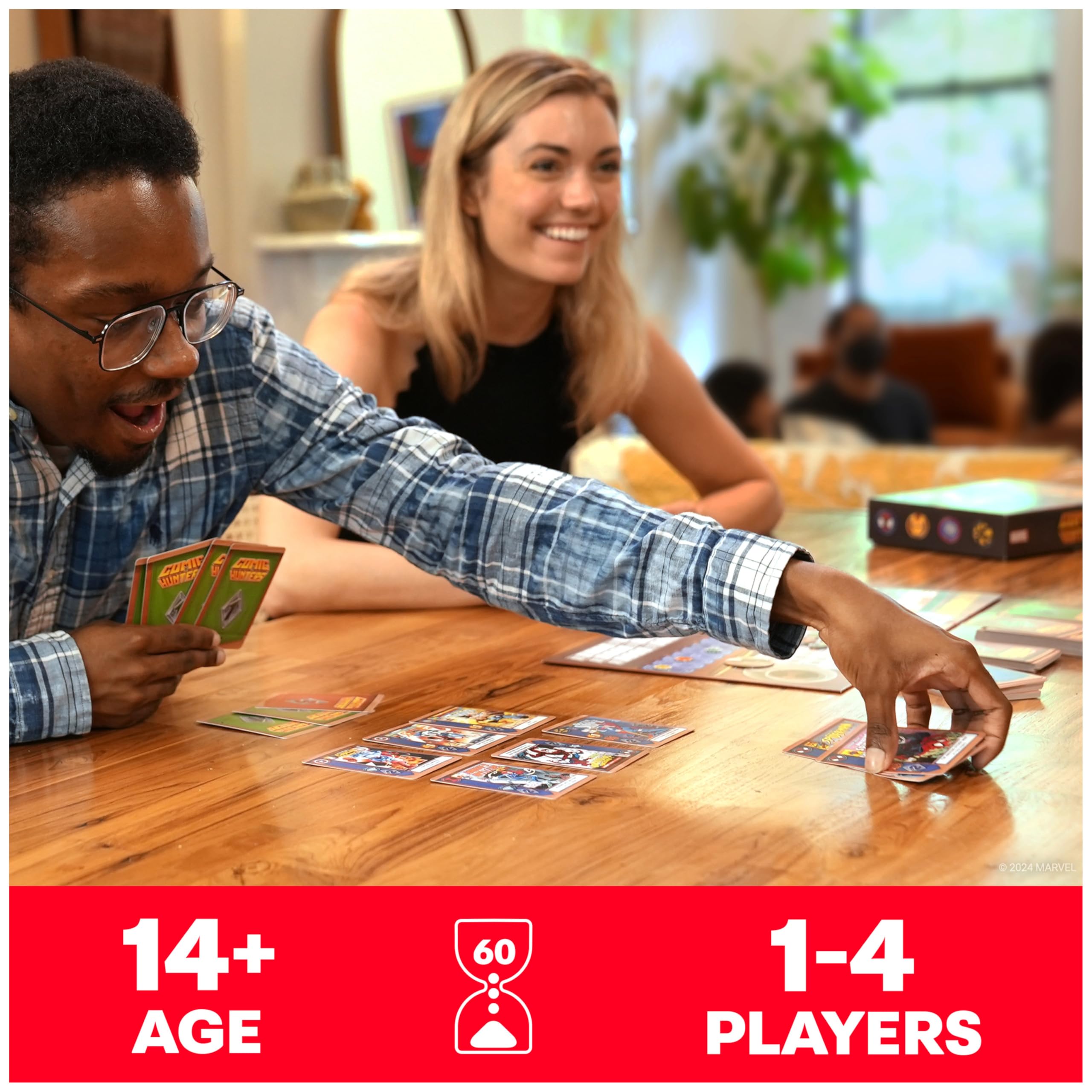 Spin Master Games, Marvel Comic Hunters, Comic Collecting Strategy Card Game for Fans of Marvel Rivals & Action Movies, 1-4 Players, for Ages 14 & Up