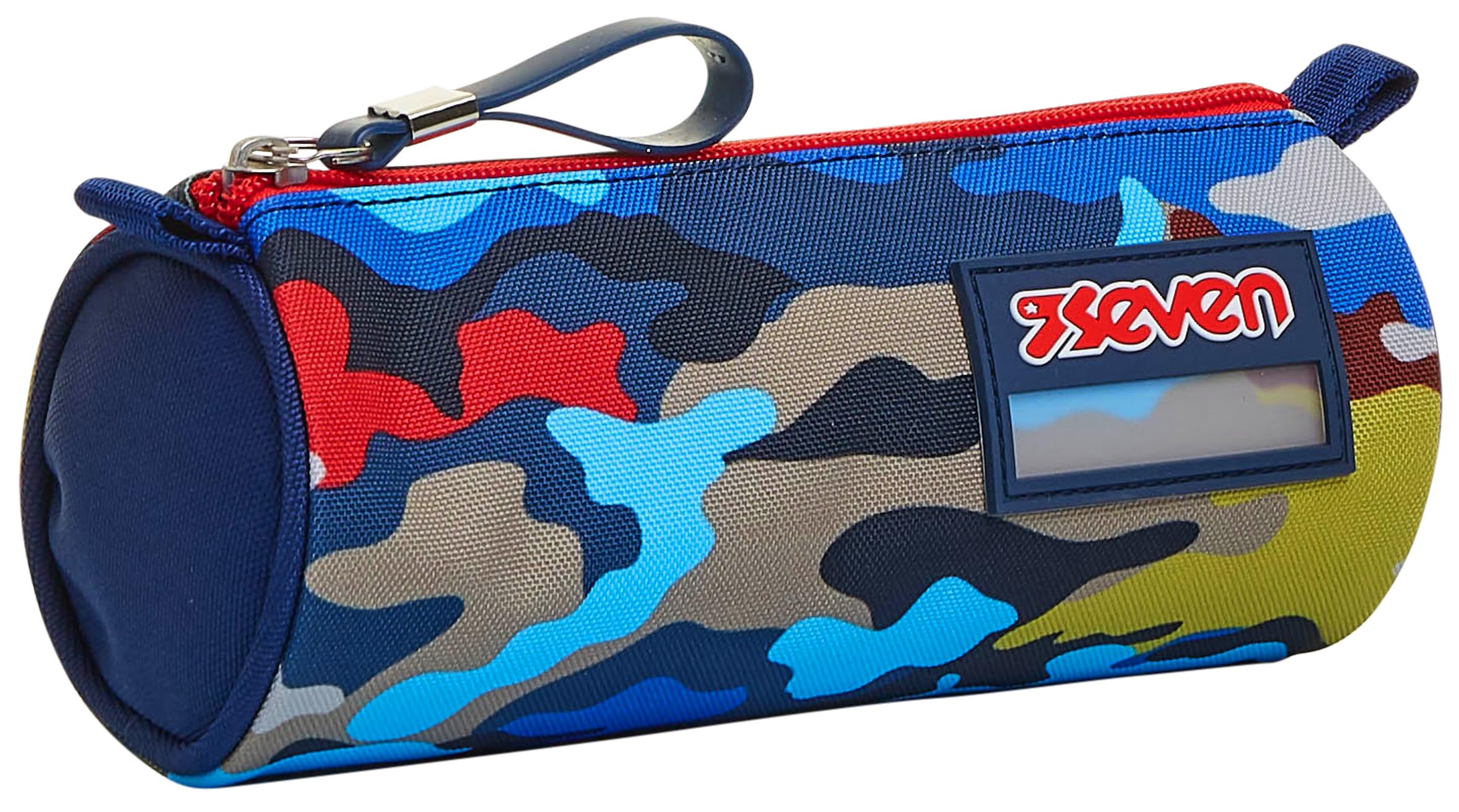 Seven Pencil case - Pen bag, multicolor, Box for Stationery, Pen Pouch for Teen Girls and Boys, Perfect for School Supplies, blue, CAMO STAINS
