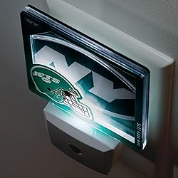YouTheFan NFL New York Jets Logo Series Nite Light