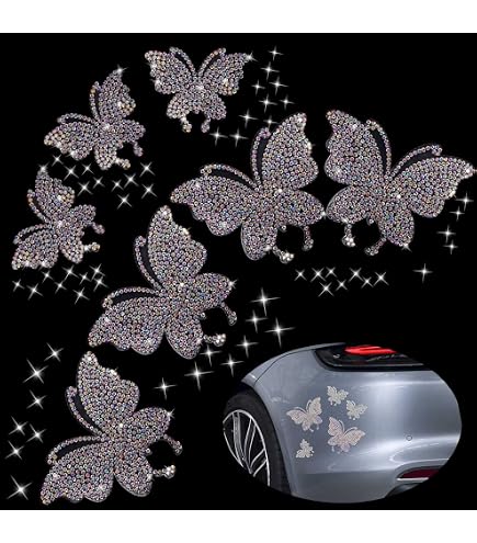 GORGECRAFT 4 Pairs Butterfly Flower Car Decals Nigeria | Ubuy