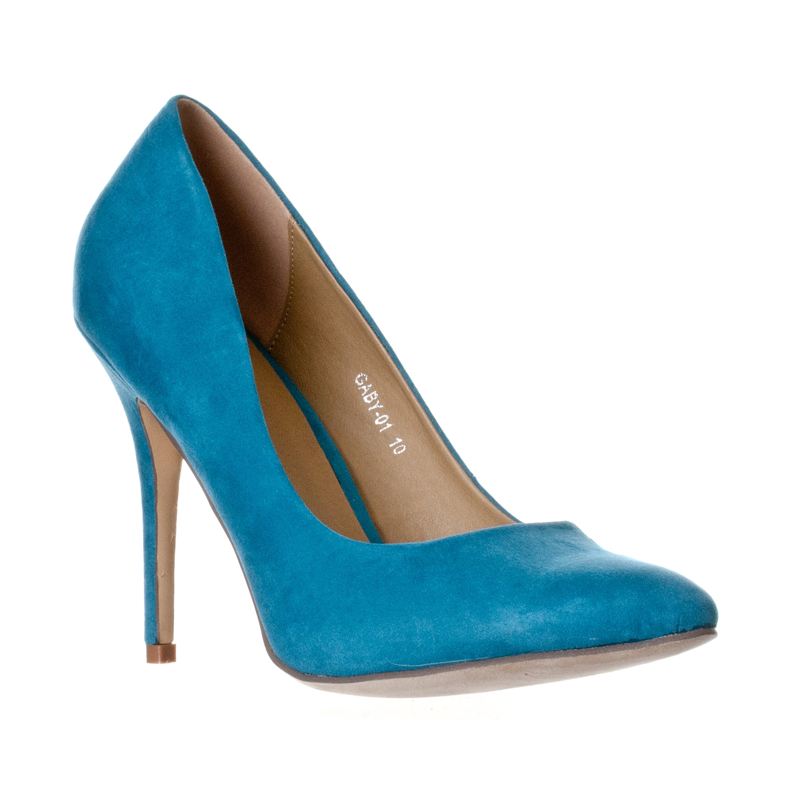 Riverberry Women's Gaby Pointed, Closed Toe Stiletto Pump Heels