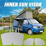 MaxEarn Internal Thermal Windshield Covers for VW T5 T6 3Pcs view 5