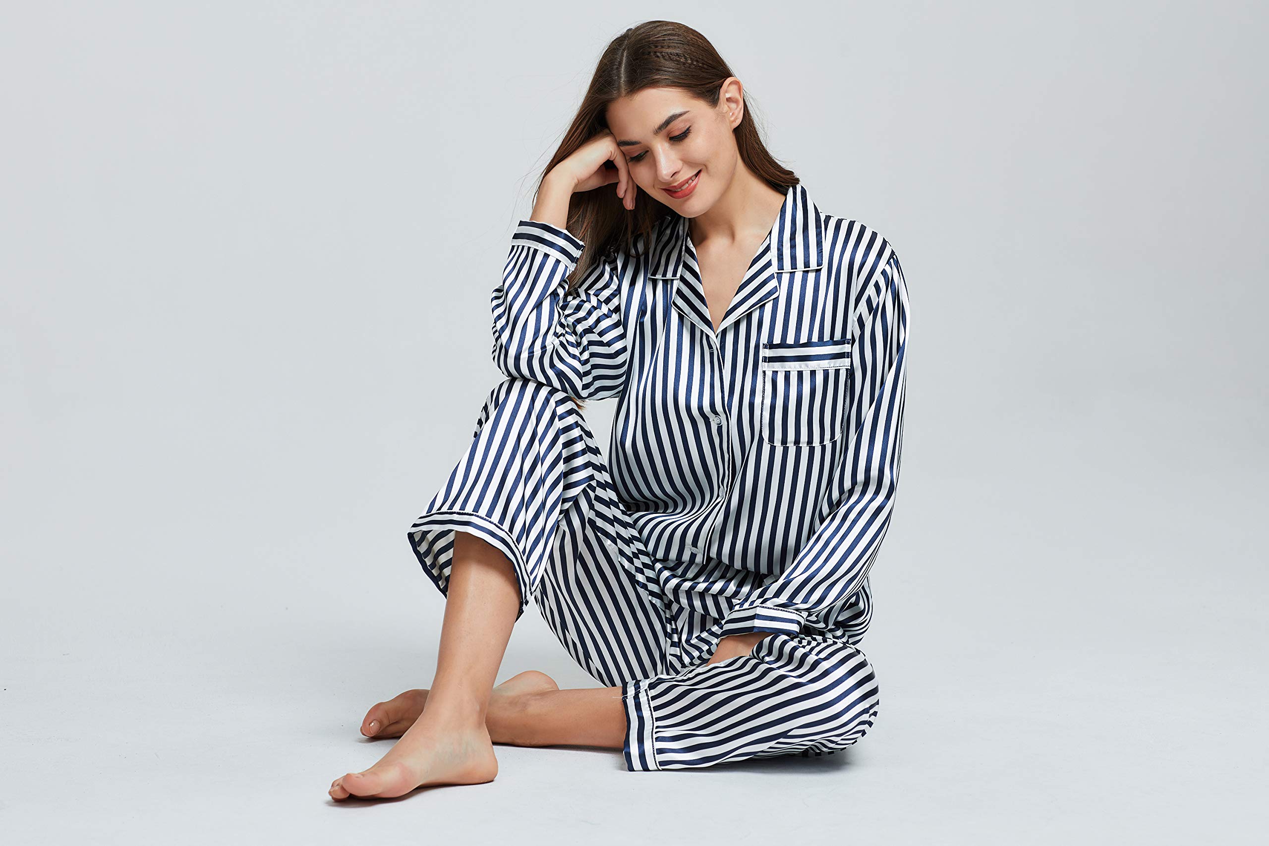 Satin Loungewear Pajama Set