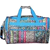 World Traveler Bohemian 22-inch Carry-on Duffle Bag with Adjustable Shoulder Strap