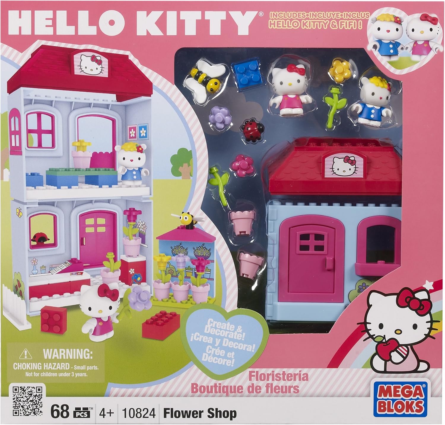 Mega Bloks Hello kitty Flower Shop Amazon.ca Home & Kitchen