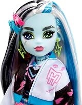 Monster High Frankie Stein Doll Brand New Poseable diorama style view 3