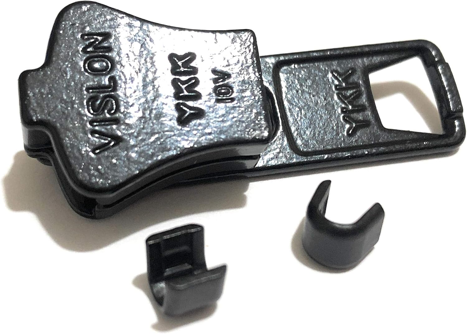 YKK, NO10, VISLON Noir, Glissière/extracteur/curseur pour fermeture