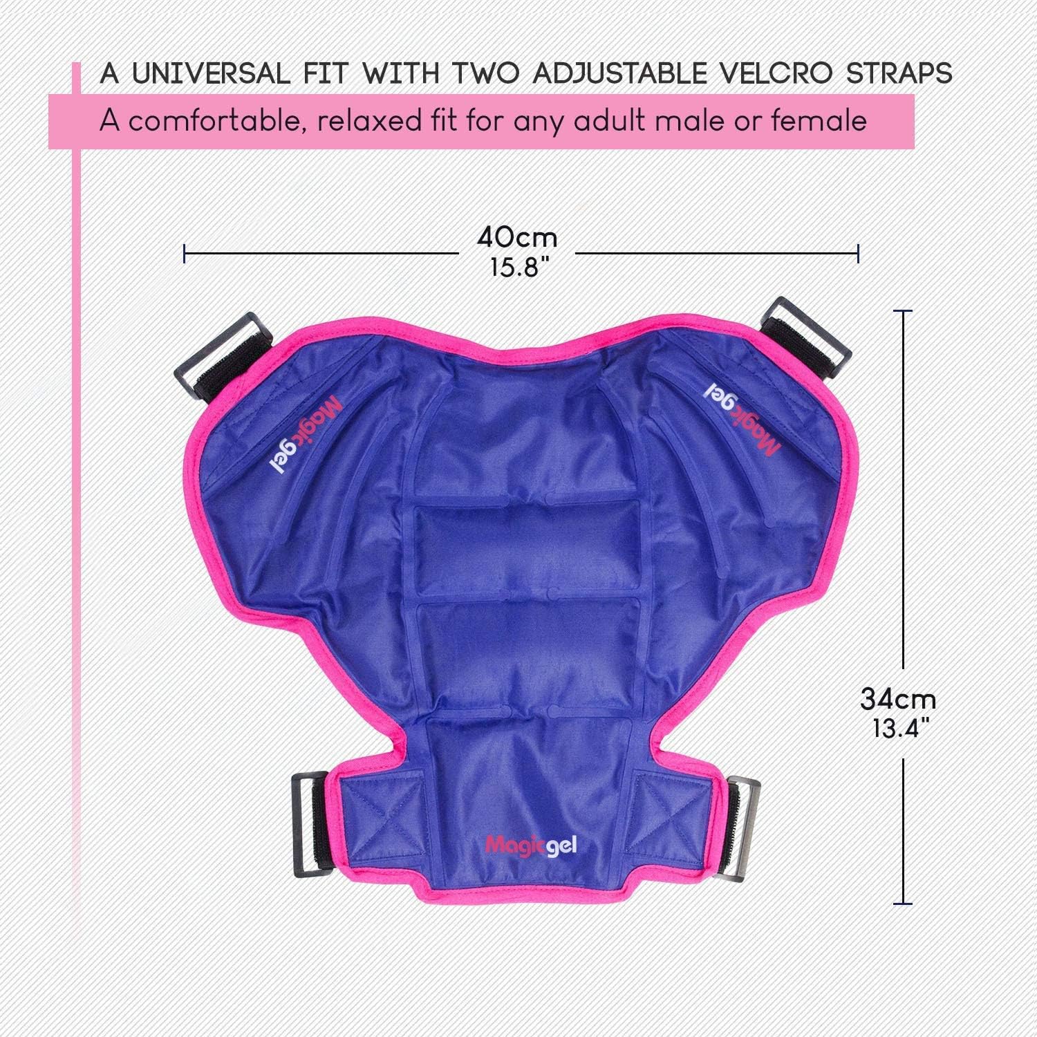Magic Gel Shoulder Ice Pack, Reusable and Flexible Hot or Cooling Therapy Support for Men and Women - Image 4