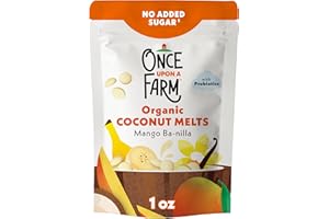 Once Upon a Farm Coconut Melts, Mango Ba-nilla 1oz