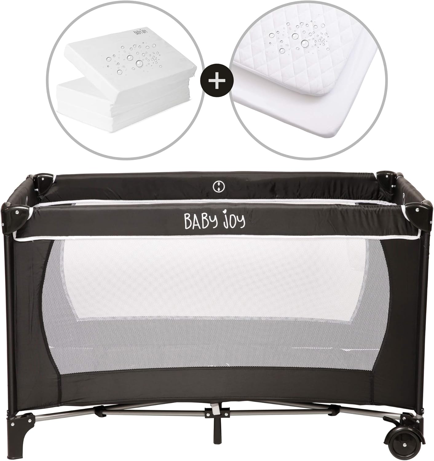 baby joy travel cot mattress