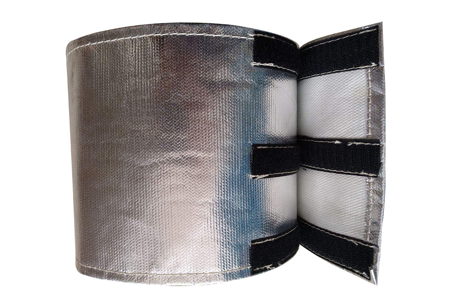 Photo 1 of Aluminum and fiberglasss heat shielding Universal Starter heat shield 7 X 24 in Wrap Self Attaching